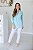 Camisa Feminina Oversized Alexia Azul Listrada - Imagem 11