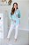 Camisa Feminina Oversized Alexia Azul Listrada - Imagem 8