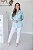 Camisa Feminina Oversized Alexia Azul Listrada - Imagem 12