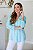Camisa Feminina Oversized Alexia Azul Listrada - Imagem 7