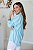 Camisa Feminina Oversized Alexia Azul Listrada - Imagem 4