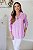 Camisa Feminina Oversized Alexia Rosa Listrada - Imagem 10