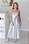 Vestido Feminino longuete Antonella Paete Prata - Imagem 1
