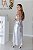 Vestido Feminino longuete Antonella Paete Prata - Imagem 2