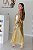 Vestido Feminino longuete Antonella Paete Dourado - Imagem 3