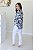 Camisa Feminina Oversized Alexia Estampa Azul - Imagem 7