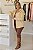 Camisa Feminina Oversized Alexia Lã Batida Baunilha - Imagem 3