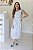 Vestido Feminino Midi Marilda branco estampado - Imagem 4