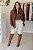 Camisa Feminina Oversized Alexia Lã Batida Marrom - Imagem 3