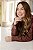 Camisa Feminina Oversized Alexia Lã Batida Marrom - Imagem 4