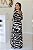 Vestido Feminino Longo Michele Estampado Zebra - Imagem 2