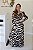 Vestido Feminino Longo Michele Estampado Zebra - Imagem 1