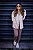 Camisa Feminina Oversized Alexia Lã Batida Nude - Imagem 6