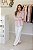 Camisa Feminina Oversized Alexia Lã Batida Rose - Imagem 3