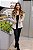 Camisa Feminina Oversized Alexia Lã Batida Gelo - Imagem 1