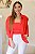Camisa Feminina Oversized Alexia Vermelha - Imagem 1