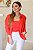 Camisa Feminina Oversized Alexia Vermelha - Imagem 3