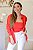 Camisa Feminina Oversized Alexia Vermelha - Imagem 2