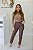 Body Feminino Manga Longa Nude - Imagem 1