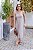 Vestido Feminino midi Nila nude - Imagem 1