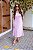 Vestido Feminino midi Nila rosa - Imagem 1