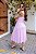 Vestido Feminino midi Nila rosa - Imagem 2