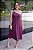 Vestido Feminino midi Nila marsala - Imagem 4