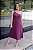 Vestido Feminino midi Nila marsala - Imagem 6
