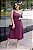 Vestido Feminino midi Nila marsala - Imagem 2