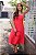 Vestido Feminino midi Nila vermelho - Imagem 1