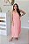 Vestido Feminino Midi Mada Rosa Pêssego - Imagem 4
