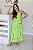 Vestido Feminino Midi Mada Verde Estampado - Imagem 1