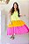 Vestido Feminino Midi Mada Tricolor Lima|Laranja|Pink - Imagem 5