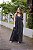 Vestido Feminino Longo Mavie Preto Listrado - Imagem 8