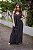 Vestido Feminino Longo Mavie Preto Listrado - Imagem 5