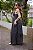 Vestido Feminino Longo Mavie Preto Listrado - Imagem 3