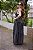Vestido Feminino Longo Mavie Preto Listrado - Imagem 11