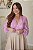 Blusa Marcela Rosa estampada - Imagem 4