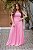 Vestido Feminino Longo Lorena Rosa Bebe - Imagem 1