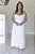 Vestido Feminino Longuete Clara Branco - Imagem 2