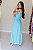 Vestido Feminino Longuete Clara Turquesa - Imagem 2