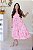 Vestido Feminino Midi Mada Rosa estampado - Imagem 6