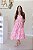 Vestido Feminino Midi Mada Rosa estampado - Imagem 3