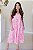 Vestido Feminino Midi Mada Rosa estampado - Imagem 5