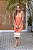 Vestido Feminino Midi Liah Coral - Imagem 1