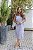 Vestido Feminino Liah Midi Lilas Estampado - Imagem 1