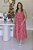 Vestido Feminino Midi Mada vermelho estampado - Imagem 5