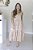 Vestido Feminino Midi Mada Nude Estampado - Imagem 3