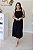 Vestido Feminino Midi Marina Preto - Imagem 1