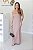 Vestido Feminino Longo Sue Nude - Imagem 4